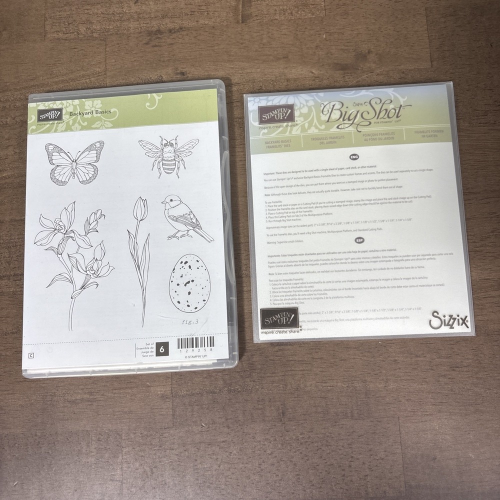 Stampin' Up! Backyard Basics Stamps & Backyard Basics Dies